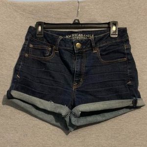 Size 10 American eagle high waisted jean shorts